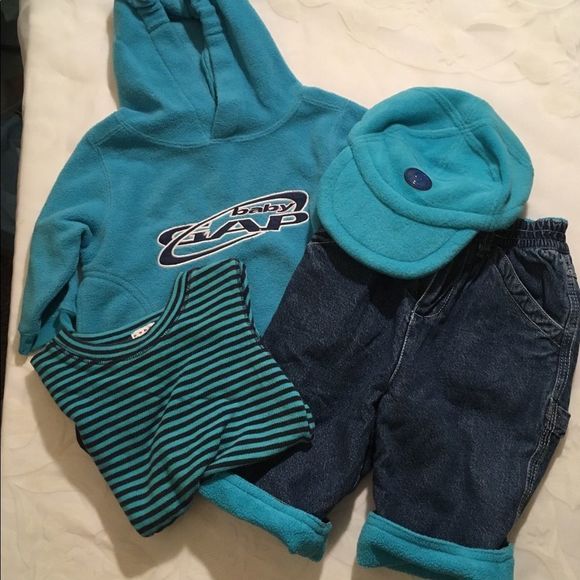 Vintage 4 Piece Baby Gap Jeans Outfit - Picture 9 of 9